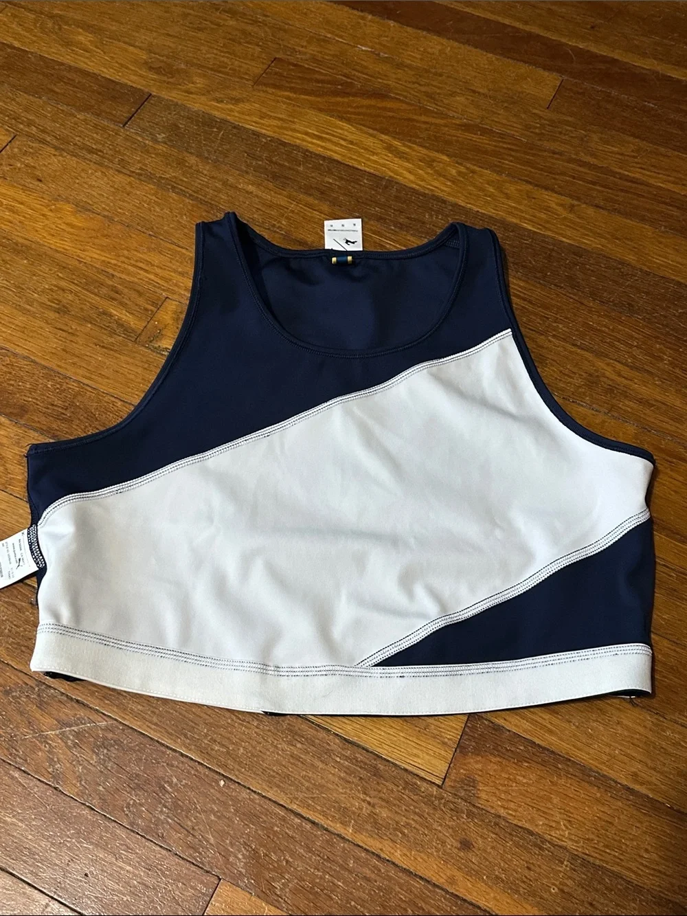Puma x Tracksmith Bell Lap Top Running Crop, XL